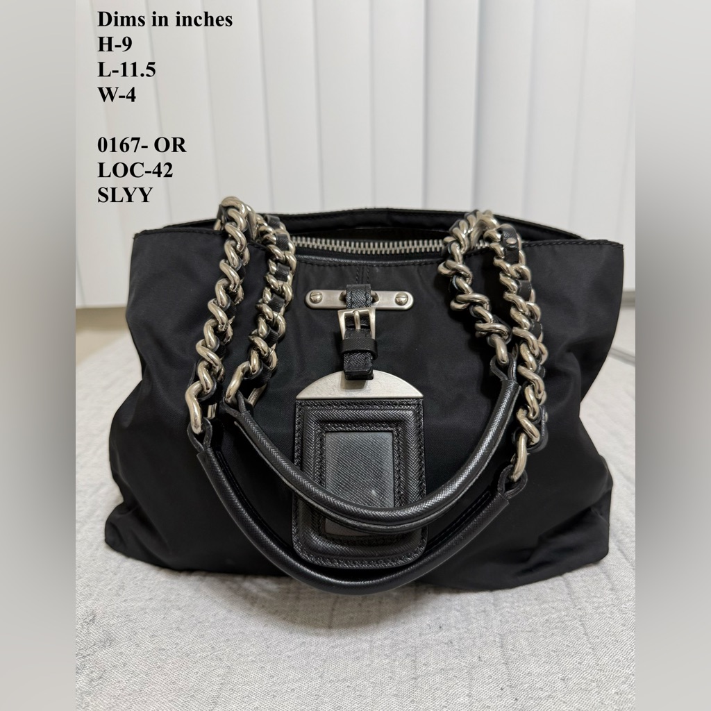 Prada Black Chain Strap Women's Bag